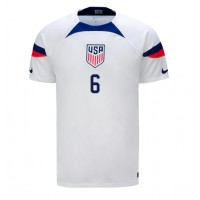 Koszulka piłkarska Stany Zjednoczone Yunus Musah #6 Strój Domowy MŚ 2022 tanio Krótki Rękaw